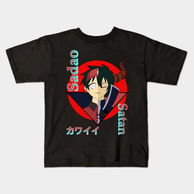 Sadao Maou Hataraku Maou-sama Kids T-Shirt by TaivalkonAriel